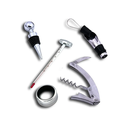 Ver imagem 4 de Kit Porta Vinho 5PCS Inox e Caixa de Madeira Unyhome 536T