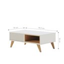 Ver imagem 2 de Conjunto para Sala de Estar Luisa Off-white Freijo