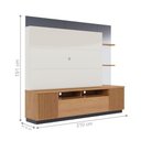 Ver imagem 4 de Conjunto para Sala de Estar Luisa Off-white Freijo