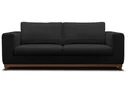 Ver imagem 1 de Sofá 3 Lugares King Size, Base em MDF, Revestimento em Sarja PRETA2,20m