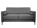 Ver imagem 5 de Sofá Living Fixo 1,60m Chicago Linho Soft - Netsofas - Grafite