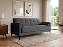 Ver imagem 1 de Sofá Living Fixo 1,60m Chicago Linho Soft - Netsofas - Grafite