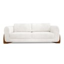 Ver imagem 4 de Sofá para Sala de Estar Fixo 3 Lugares Djon Branco