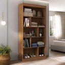 Ver imagem 1 de Estante para Quarto Artemis Espresso Móveis Marrom/Nogal