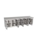 Ver imagem 3 de Balcão Refrigerado Inox 3,00mts 5 Portas Lado Direito 96kbsc300dii Kofisa