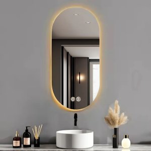 Espelho Led Banheiro Dual Touch C/ Desembaçador 80x50 Cm