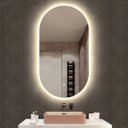 Ver imagem 4 de Espelho Banheiro Inteligente Touch Led 3 Cores + Desembacador 80x50 Cm