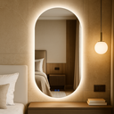 Ver imagem 6 de Espelho Led Banheiro Inteligente Touch de 3 Cores com Display Digital com Desembacador 80x50 Cm