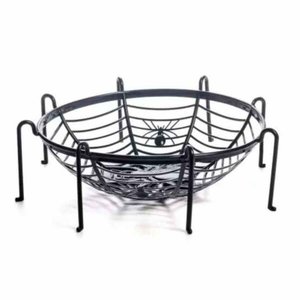 Cesta Teia de Aranha Preto com 1 Unidade