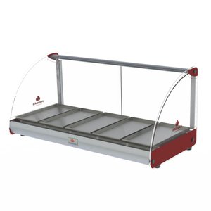 Estufa Curva Elétrica Progás Vermelha 5 Bandejas 127v Prv-05e