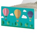 Ver imagem 5 de Cama Infantil Balões no Céu com Proteção Lateral e Adesivo Uv Brilhante