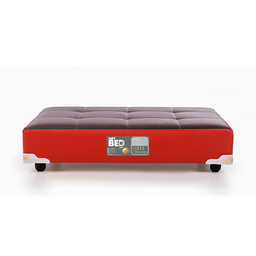 Cama Pet Bed Marrom/Vermelho 100x80x19cm - 2