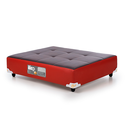 Ver imagem 1 de Cama Pet Bed Marrom/Vermelho 100x80x19cm