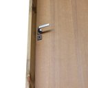 Ver imagem 2 de Kit Porta de Madeira Lisa Imbuia 210x62cm Batente 18cm Uniportas