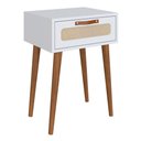Ver imagem 1 de Mesa Cabeceira Retrô Branco