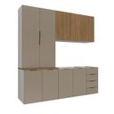 Ver mais imagens de Cozinha Modulada 4 Peças sem Tampo sem Rodapé 2 Aéreos e 2 Balcões Ipanema CabeCasa MadeiraOriginals