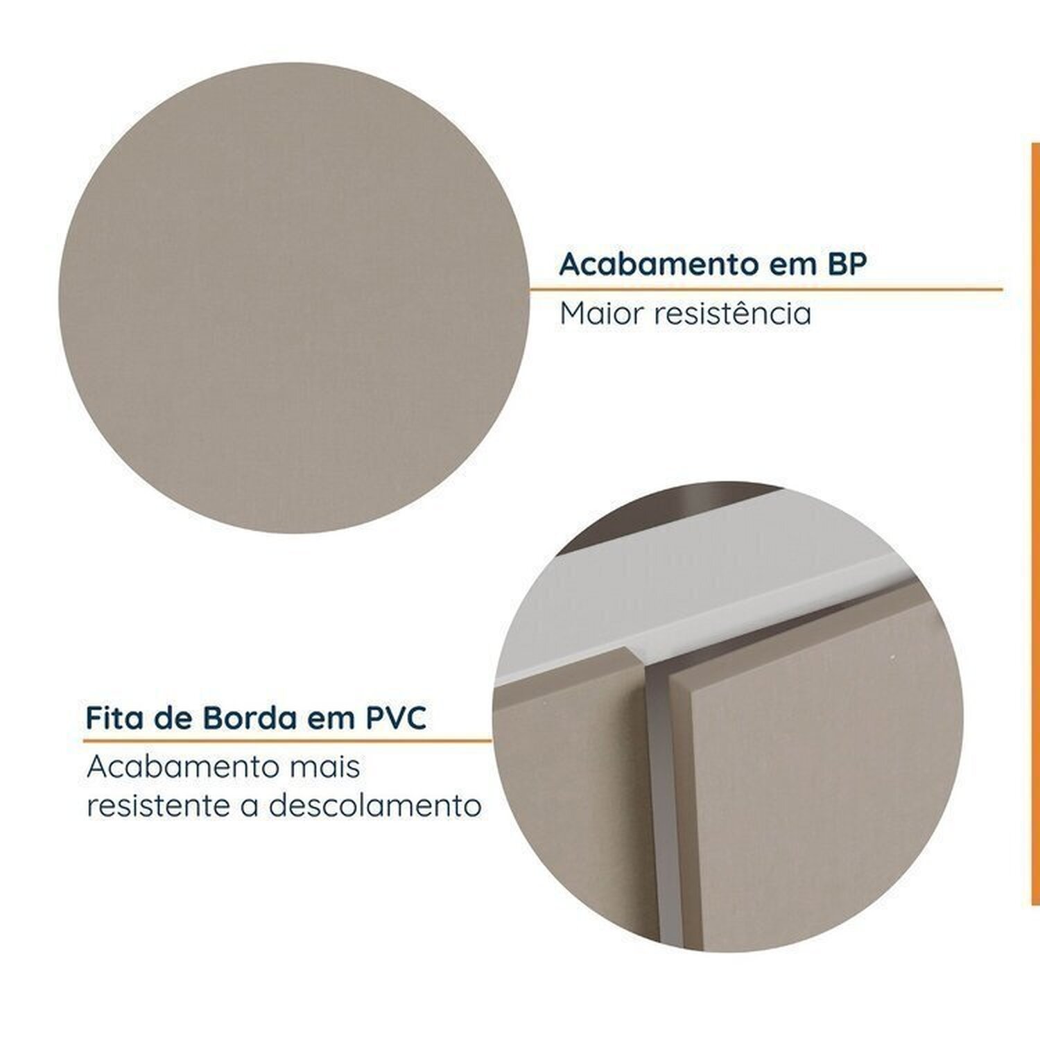 Cozinha Modulada 4 Peças sem Tampo sem Rodapé 2 Aéreos e 2 Balcões Ipanema CabeCasa MadeiraMadeira - 5