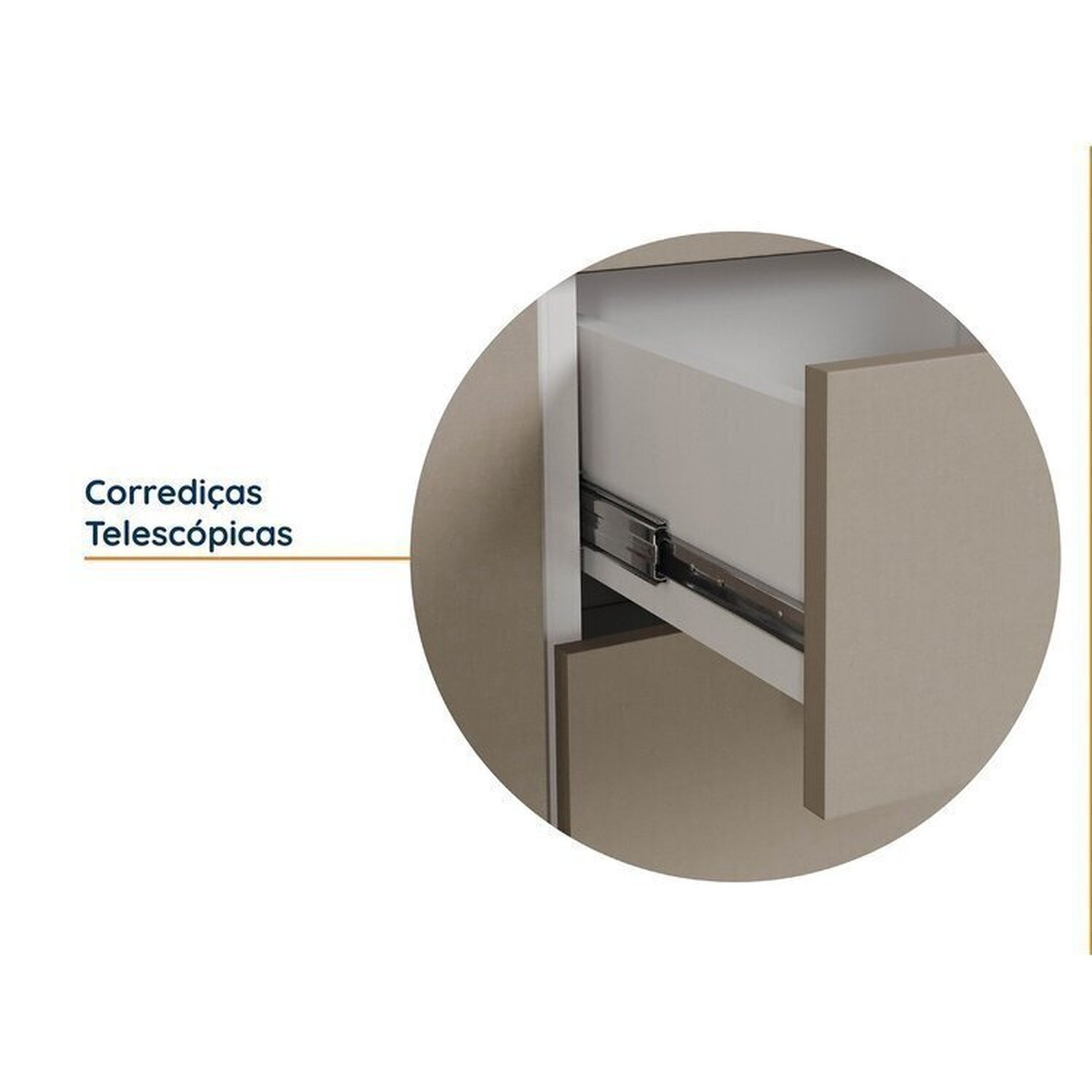 Cozinha Modulada 4 Peças sem Tampo sem Rodapé 2 Aéreos e 2 Balcões Ipanema CabeCasa MadeiraMadeira - 7