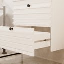 Ver imagem 4 de Gabinete para Banheira Link 60 Branco com Bancada Sintética Branca
