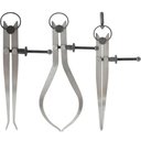 Ver imagem 1 de Jogo Compassos Med. 500mm/20" - Externo/interno/reto - 3 Pçs