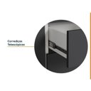 Ver imagem 7 de Cozinha Modulada 4 Peças sem Tampo sem Rodapé 2 Aéreos e 2 Balcões Ipanema CabeCasa MadeiraOriginals Marrom/Grafite Trama/Acácia