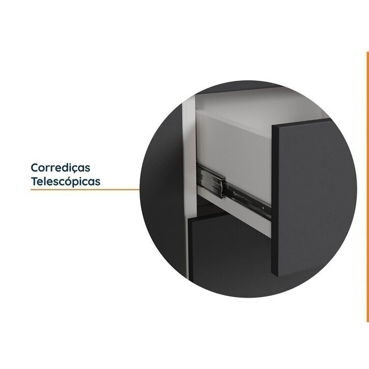 Cozinha Modulada 4 Peças sem Tampo sem Rodapé 2 Aéreos e 2 Balcões Ipanema CabeCasa MadeiraMadeira - 7