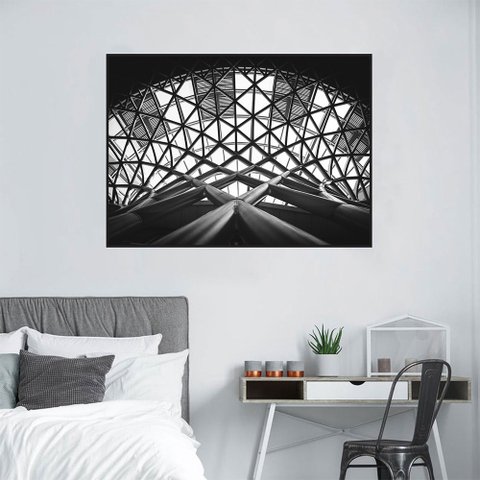 Quadro Canvas Teto Abobadado 80x1.00