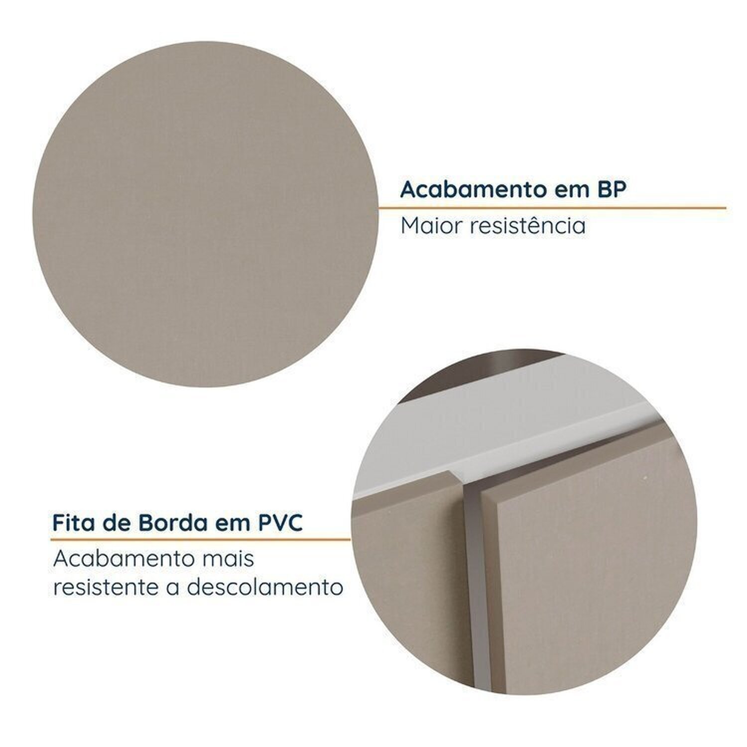 Cozinha Modulada 4 Peças com Tampo com Rodapé 2 Aéreos e 2 Balcões Ipanema CabeCasa MadeiraMadeira - 6