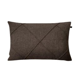 Capa de Almofada Retangular Linho Marrom 30x45cm - 1
