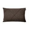 Capa de Almofada Retangular Linho Marrom 30x45cm - 1