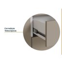 Ver mais imagens de Cozinha Planejada 4 Peças sem Tampo sem Rodapé 2 Aéreos 2 Balcões Ipanema CabeCasa MadeiraOriginals Marrom/Fendi Trama