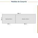 Ver imagem 3 de Cozinha Planejada 4 Peças sem Tampo sem Rodapé 2 Aéreos 2 Balcões Ipanema CabeCasa MadeiraOriginals Marrom/Fendi Trama
