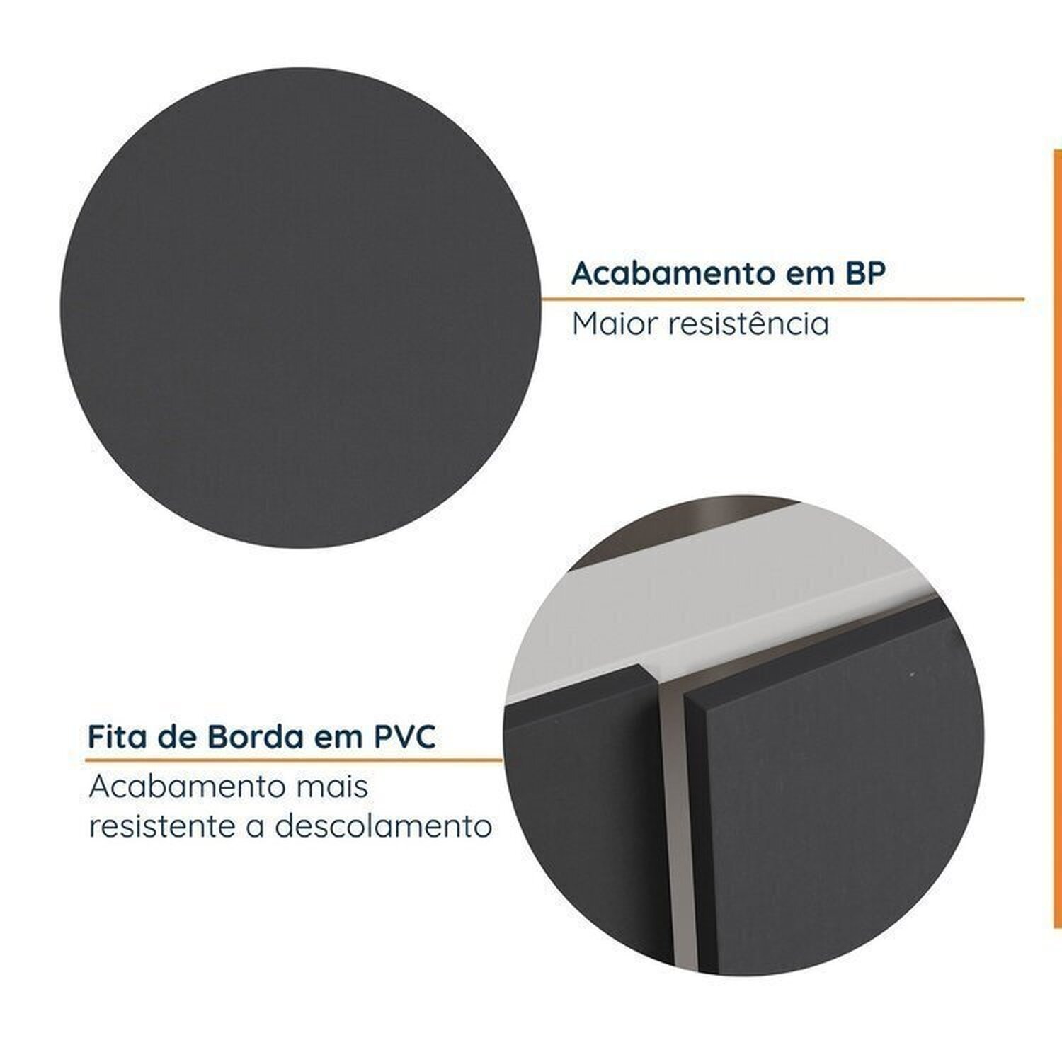 Cozinha Modulada 4 Peças com Tampo com Rodapé 2 Aéreos e 2 Balcões Ipanema CabeCasa MadeiraMadeira - 6