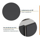 Ver imagem 6 de Cozinha Modulada 4 Peças com Tampo e Rodapé 2 Aéreos e 2 Balcões Ipanema CabeCasa MadeiraOriginals Madeiramadeira Cinza/Grafite Trama