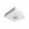 Spot Semi-embutido Quadrado Branco + Mr16 4,8w Br. Quente St3148 - 1