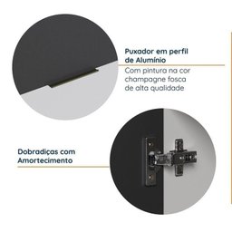 Cozinha Modulada 4 Peças sem Tampo sem Rodapé 2 Aéreos e 2 Balcões Ipanema CabeCasa MadeiraMadeira - 7