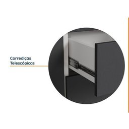 Cozinha Modulada 4 Peças sem Tampo sem Rodapé 2 Aéreos e 2 Balcões Ipanema CabeCasa MadeiraMadeira - 8