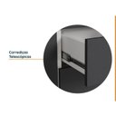 Ver mais imagens de Cozinha Modulada 4 Peças sem Tampo sem Rodapé 2 Aéreos 2 Balcões Ipanema CabeCasa MadeiraOriginals Madeiramadeira Cinza/Grafite Trama