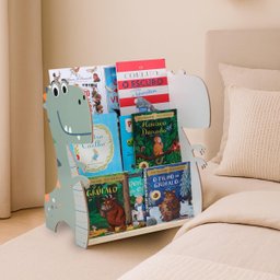 Rack Porta Livros Dino Montessoriano Mdf Infantil - 2