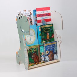 Rack Porta Livros Dino Montessoriano Mdf Infantil - 1