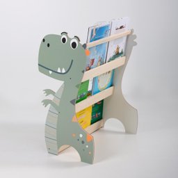 Rack Porta Livros Dino Montessoriano Mdf Infantil - 4