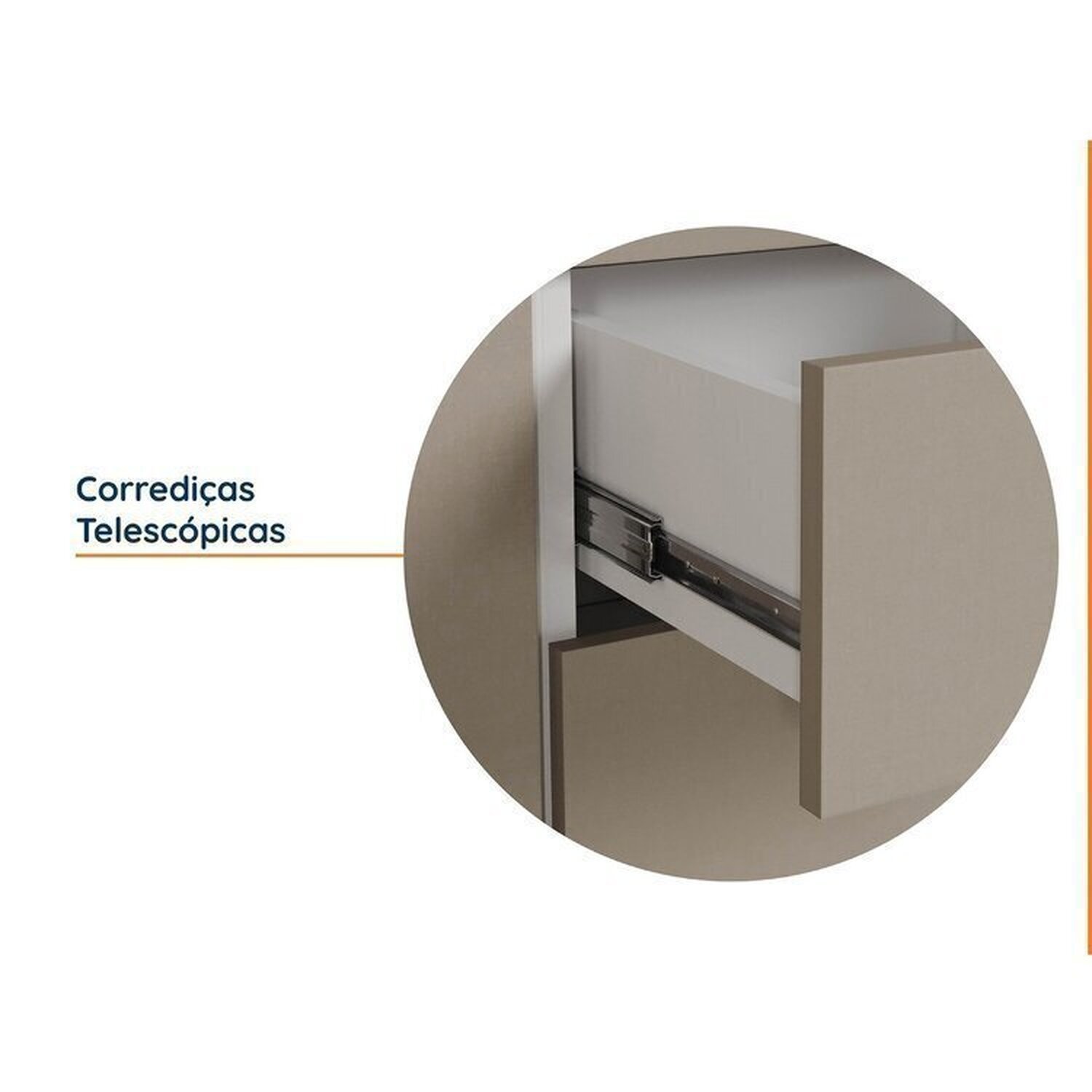 Cozinha Modulada 4 Peças sem Tampo sem Rodapé 2 Aéreos e 2 Balcões Ipanema CabeCasa MadeiraMadeira - 8