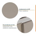 Ver imagem 6 de Cozinha Planejada 4 Peças sem Tampo sem Rodapé 2 Aéreos 2 Balcões Ipanema CabeCasa MadeiraOriginals Marrom/Fendi Trama/Acácia