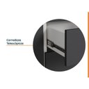 Ver mais imagens de Cozinha Modulada 4 Peças sem Tampo sem Rodapé 2 Aéreos 2 Balcões Ipanema CabeCasa MadeiraOriginals Madeiramadeira Cinza/Grafite Trama/Acácia