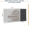 Cozinha Modulada 4 Peças sem Tampo sem Rodapé 2 Aéreos e 2 Balcões Ipanema CabeCasa MadeiraOriginals - 16