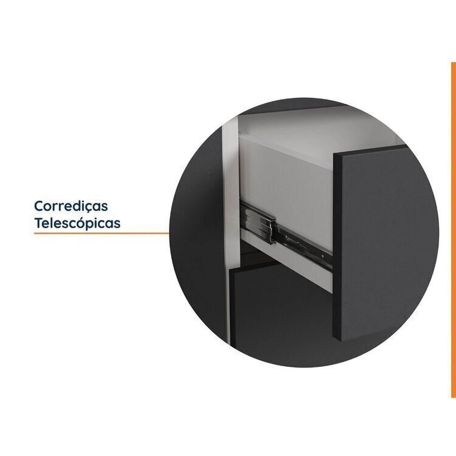 Cozinha Modulada 4 Peças sem Tampo sem Rodapé 2 Aéreos e 2 Balcões Ipanema CabeCasa MadeiraMadeira - 8