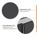 Ver imagem 6 de Cozinha Modulada 4 Peças sem Tampo sem Rodapé 2 Aéreos 2 Balcões Ipanema CabeCasa MadeiraOriginals Madeiramadeira Cinza/Grafite Trama/Acácia