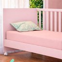 Ver imagem 3 de Quarto Infantil Completo Pérola com Guarda Roupa 3 Portas, Cômoda 2 Portas e Berço Mini Cama Ros