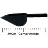 24x Pá Dosadora com Dreno para Gelo Cereal Ração Grão Jardinagem 500ml - Preto - 2