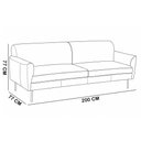 Ver imagem 6 de Sofá 3 Lugares para Sala Living Pés Industrial 200cm Nunno L06 Couro Bege Areia - Lyam Decor